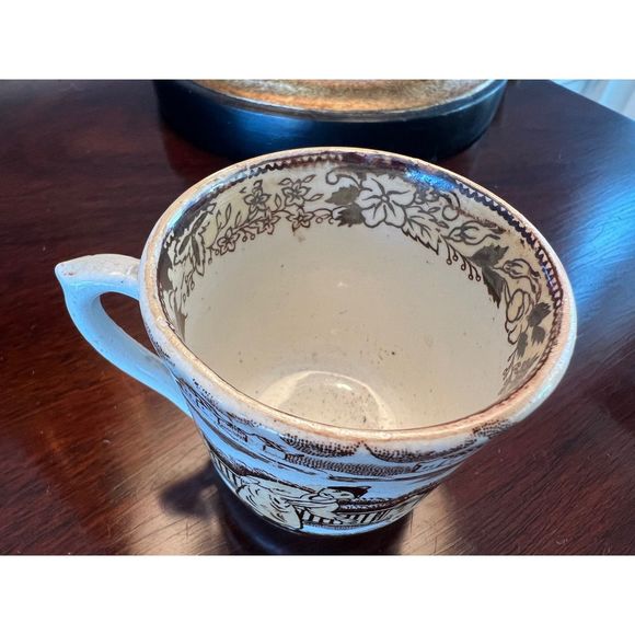 Antique Petrus Regout Maastricht Holland Timor Chinoiserie Teacup and Saucer - Picture 8 of 11